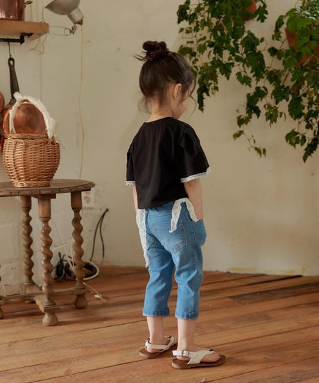 54[予約]melikey capri denim pants