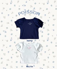 4[予約]poisson girl embroidery tee