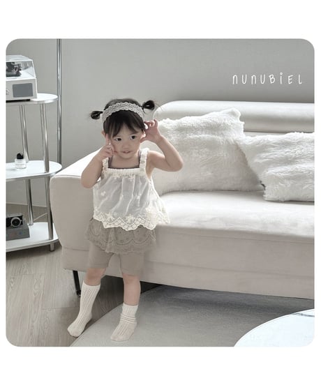 64[予約]nunubiel lace skirt leggings