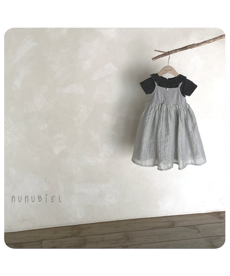 72[予約]nunubiel ribbed frill t-shirts