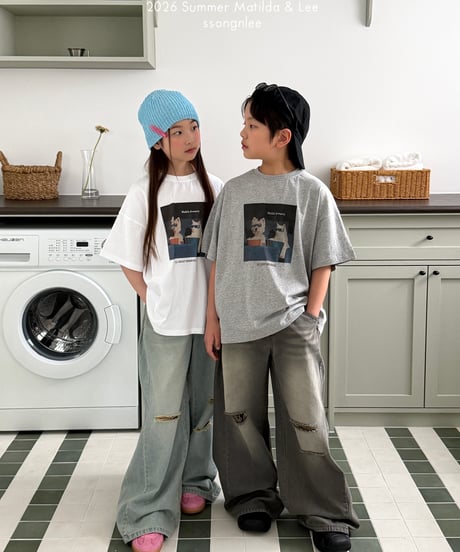45[予約]matilda&lee cinema puppy tee