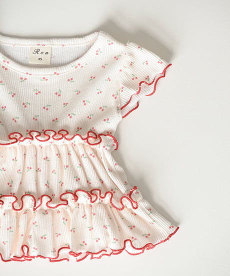 22[予約]Roa cherry rib t