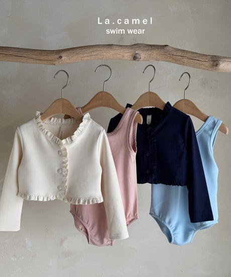 22[予約]La.camel bolero swimwear