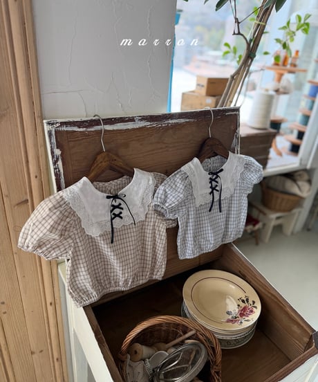18[予約]marron apple blouse(XS-L)
