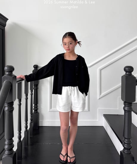 90[予約]matilda&lee summer hooded cardigan