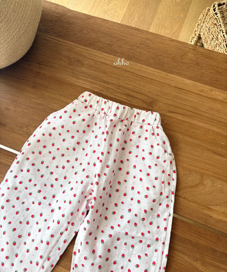 20[予約]ohho berryberry rubber band pants