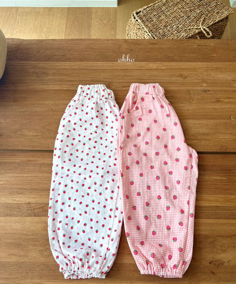 20[予約]ohho berryberry rubber band pants