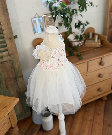 66[予約]marron muel dress(XS-L)