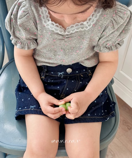 13[予約]poisson sweet dot denim