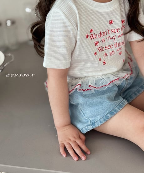 8[予約]poisson bloom puff tee