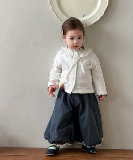 7[予約]mydaughter marie vintage lace cardigan