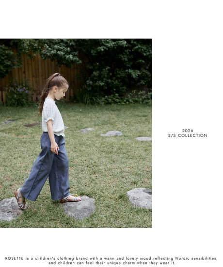 19[予約]ROSETTE dove pants