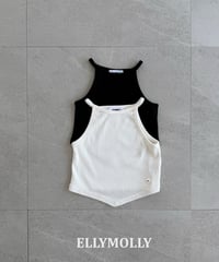 53[予約]ELLYMOLLY clean v-cut sleeveless
