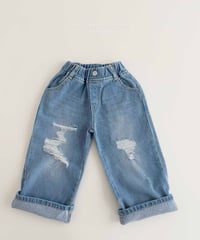 45[予約]melikey folding vintage denim pt(denim)