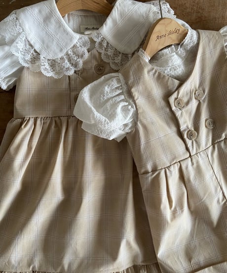 [即納]anneshirley plain one piece(beige)