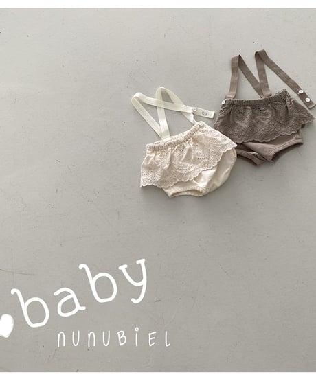 65[予約]nunubiel lace skirt bloomer