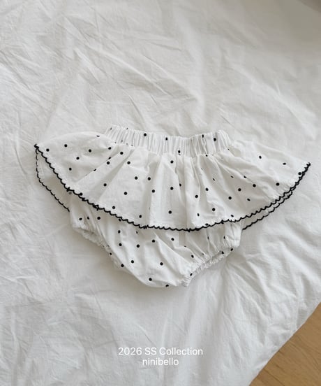 108[予約]ninibello bubble pop skirt bloomer(baby)