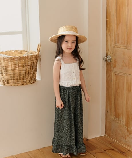 5[予約]mon Atelier lace frill top