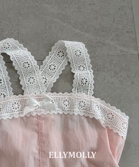 39[予約]ELLYMOLLY pure lace jumpsuit
