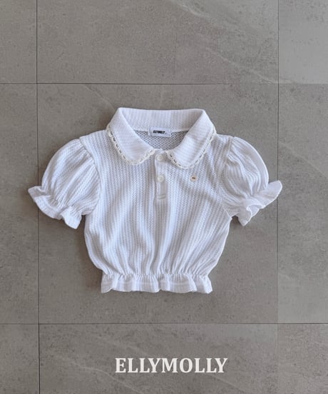 10[予約]ELLYMOLLY atelier puff collar tee