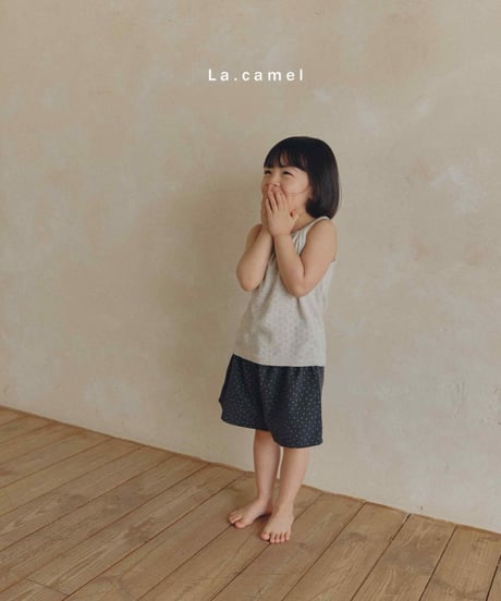 7[予約]La.camel vanilla camisole