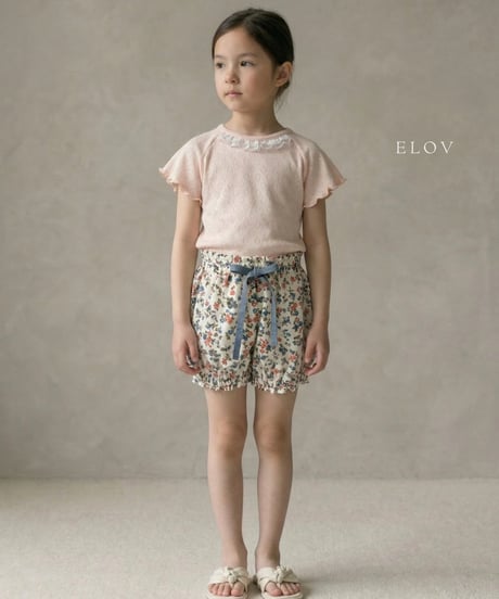 2[予約]elov&monpetitbebe nana lace tee