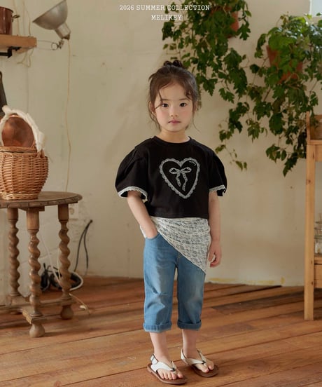 54[予約]melikey capri denim pants