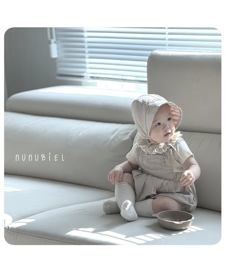 73[予約]nunubiel bebe ribbed frill t-shirts