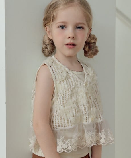 21[予約]Roa pure lace vest