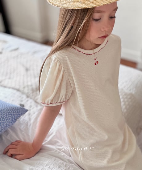 5[予約]poisson cherry puff tee