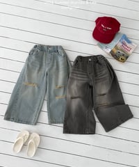 79[予約]matilda&lee sumer destroyed pants