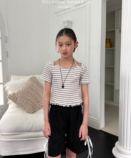 19[予約]matilda&lee ruffle halter neck