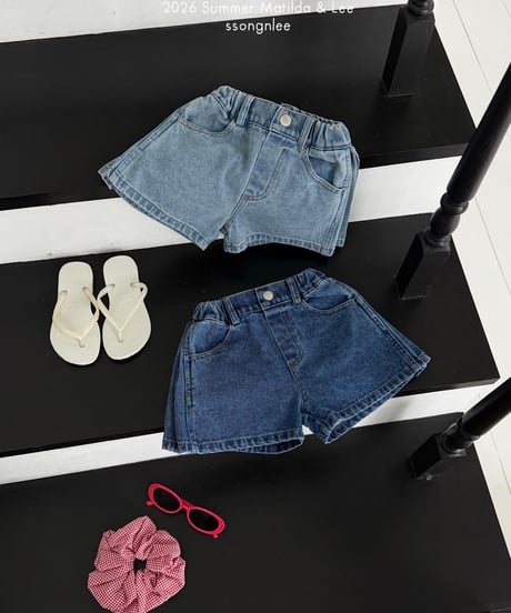 67[予約]matilda&lee wrinkle denim pants