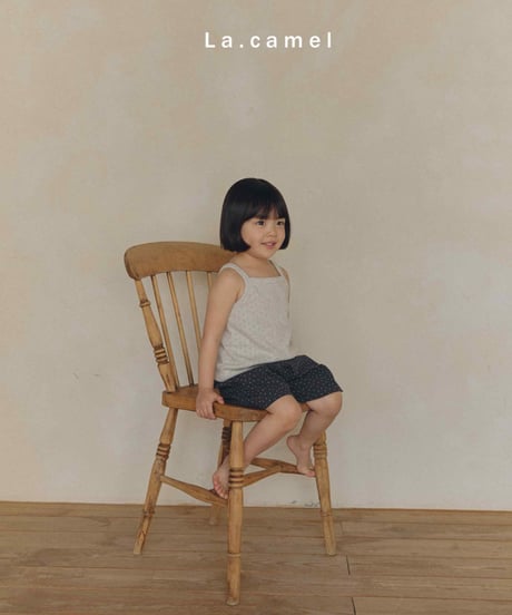 7[予約]La.camel vanilla camisole