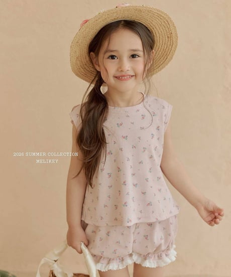 61[予約]melikey dindin frill sleveless t-shirt