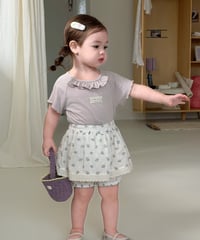 46[予約]mydaughter lilac bloom two-piece set