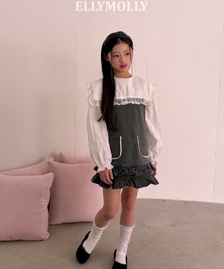 265[予約]ELLYMOLLY little pocket frill ops