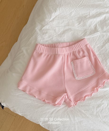 85[予約]ninibello romi pocket pants