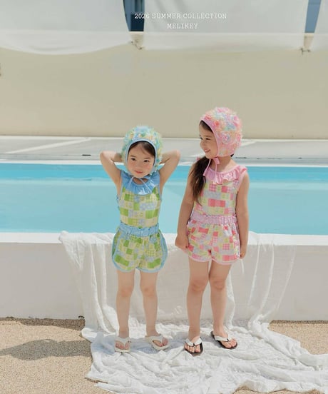 79[予約]melikey color pop swim cap