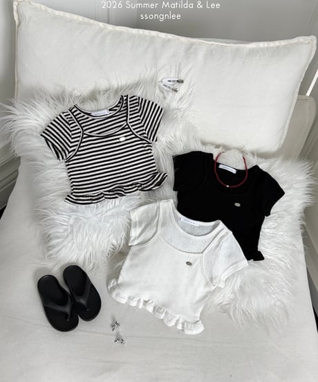 8[予約]matilda&lee summer frill tee