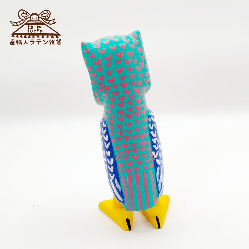 フクロウ好き必見！人気のサンティアゴファミリーのアレブリヘ（送料