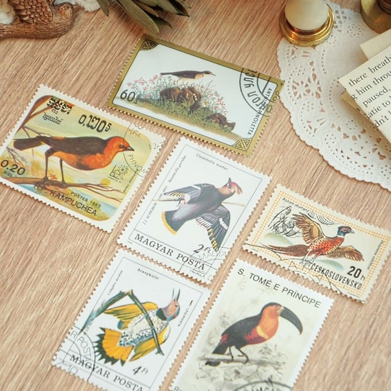 海外の古切手【bird】G | nanairo Collage