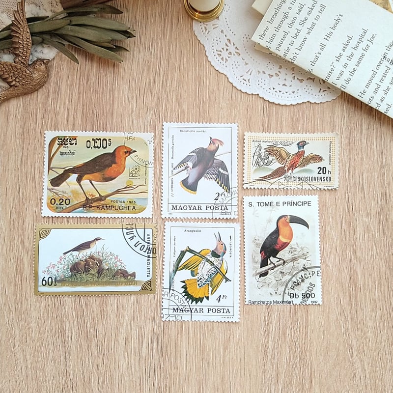海外の古切手【bird】G | nanairo Collage