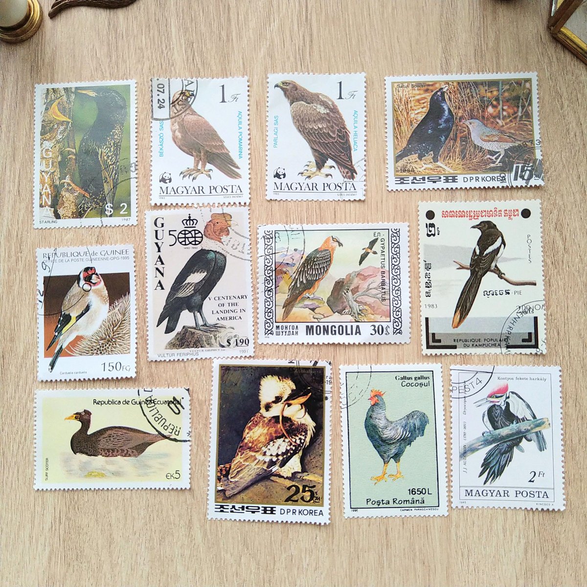 海外の古切手【bird】A シブい鳥 | nanairo Collage 海外の古切手【bird】A シブい鳥 | nanairo Collage