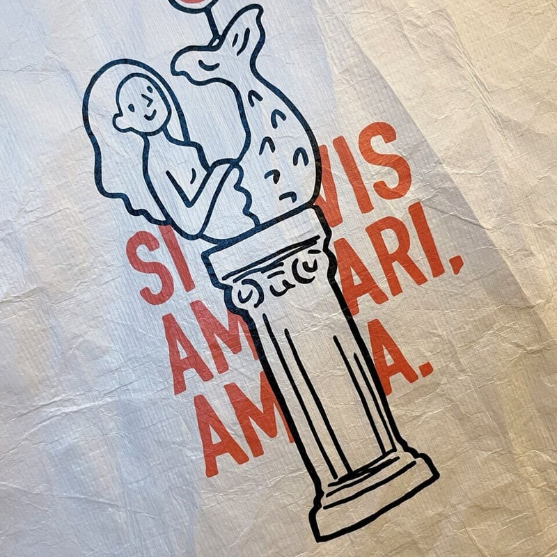 バッグ maina オリジナルエコバッグ(ピンク) | cenci manina