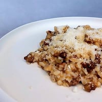 蓮根入りボロネーゼリゾット