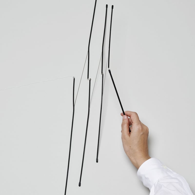 Hanging Kinetic Art Decor | energy flow | Handc