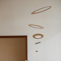Hanging Kinetic Art Decor | satellite | Handcrafted　モビール