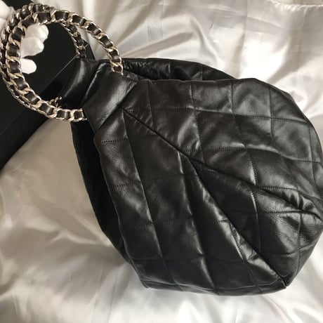 シャネル CHANEL リングハンドル　ハンドバッグ