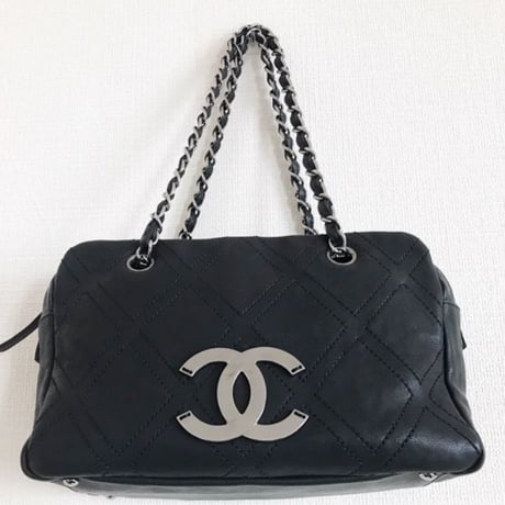 シャネル CHANEL ワイルドステッチ　デカココ ショルダーバッグ